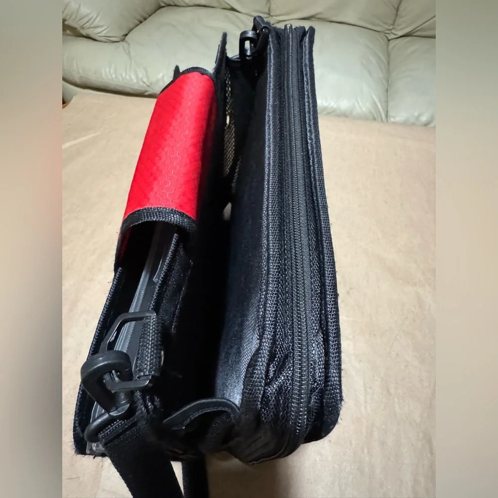 (5 Star Zipper Binder) 2 inch 3 ring expanding file with shoulder strap unisex